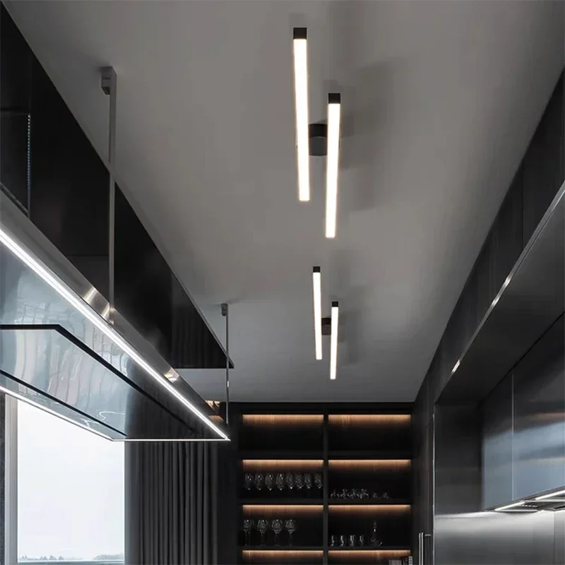 รูปสินค้า โคมไฟ LED สายปรับยาว 60-80 ซม. แสงนุ่มนวล ตกแต่งบ้านสไตล์โมเดิร์น