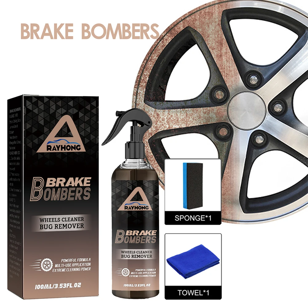 100ml Tires Dust Remover Long Lasting Car Cleaning Spray Tire Refurbishing Agent Car Maintenance Supplies