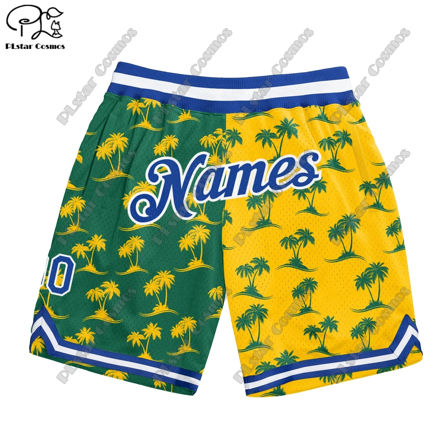 PLstar Cosmos 3D printing 2023 new CUSTOM GRAFFITI custom name fashion summer men's basketball shorts casual sports series 1 5