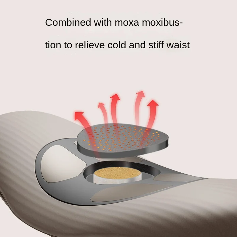 Intelligent traction lumbar red light ems hot compress to relieve lumbar spine physiotherapy instrument for lumbar muscle strain - Image 5