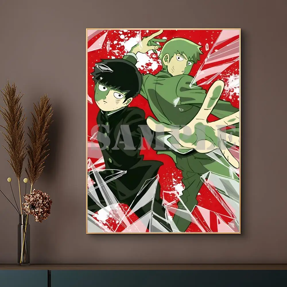 Beliebter Anime M-MobS P-PsychoS 100 Poster HD wasserdichte selbstklebende Wandkunst – Verwendung in mehreren Szenen, Top-Geschenk-Pick – Detail 15