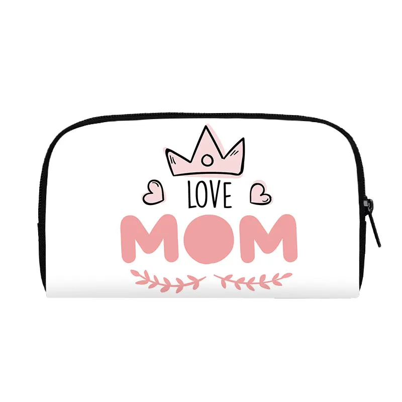 Rainbow Love Mom Print Wallet Mama Women Purses Maman Est La Meilleure Money Bag Card Phone Holder Cute Clutch Long Wallets Gift 2