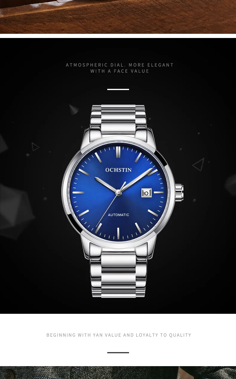 OCHSTIN Nuovo orologio da polso meccanico di lusso da uomo in acciaio inossidabile GMT Orologio da uomo automatico Hardlex di alta qualità Reloj Hombre 2022_voghion.com