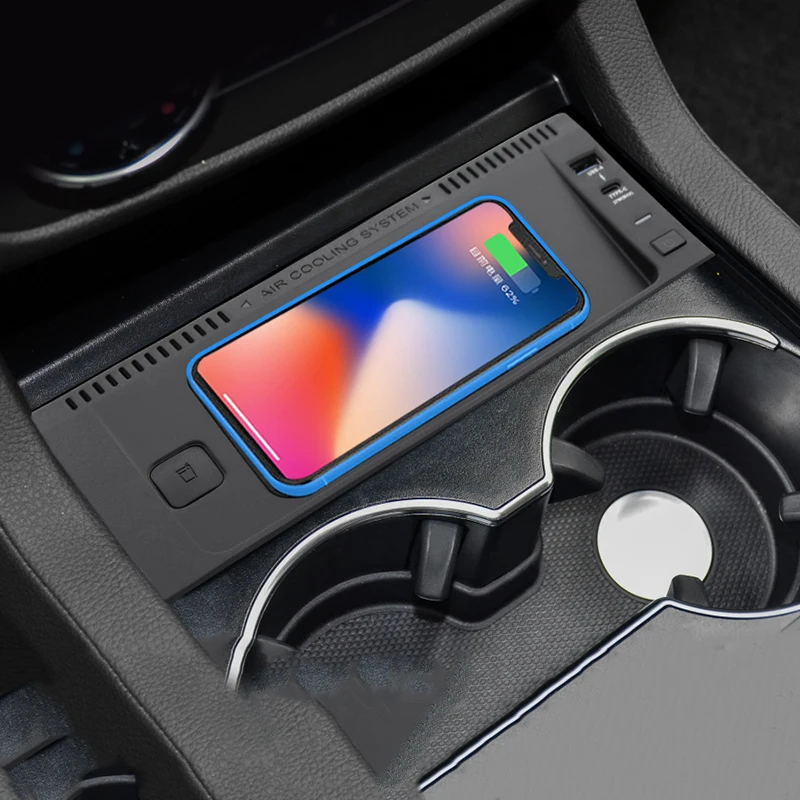 

Car center console phone charger 15w wireless charger charging holder for Mercedes Benz W166 C292 X166 GLE GLS GL ML 2012-2019