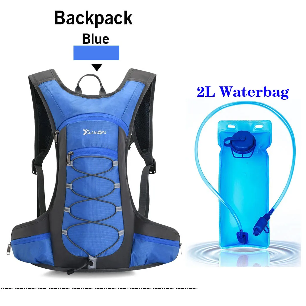 New Style Cycling Shoulders Bag Waterbag Set Travel Sports Water Bladder backpack 2L Inner Hydration Rucksack Water Bag Knapsack 6