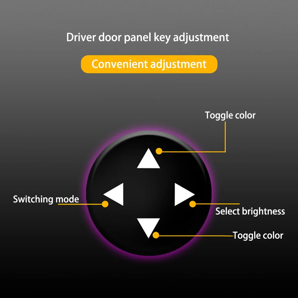 Gialulimn LED Ambient Light For Maserati Ghibli Levante Quattroporte Q4 2014-2020 Atmosphere Backlight Interior Lamp 256 Colors