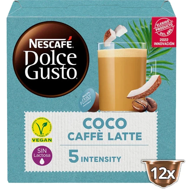 Hamburguesa Devastar Estar satisfecho Coconut Caffè Latte, Coconut Milk Coffee 12 Capsules Nescafé Dolce Ideal  Taste For Vegans - Coffee Capsules - AliExpress