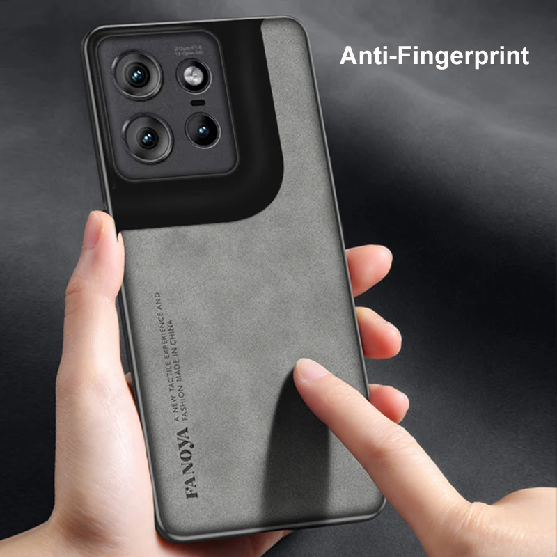 Luxury PU Leather Phone Case - Shockproof Silicone Back Cover
