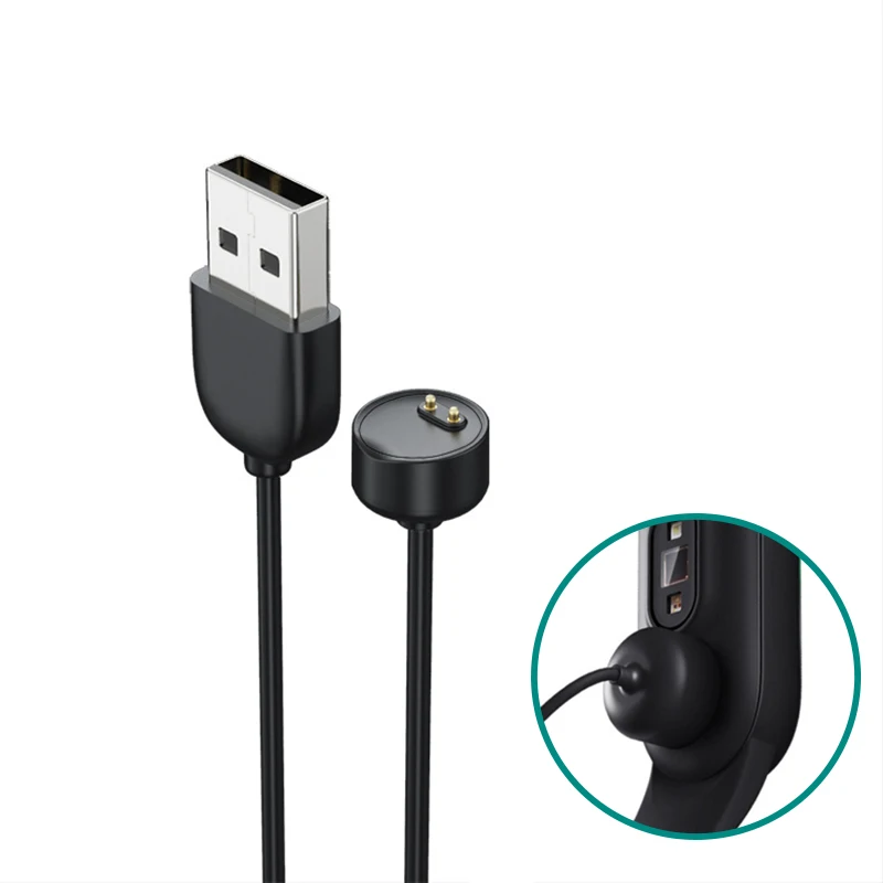 USB Charger For Xiaomi Mi Band 6 5 4 3 2 Magnetic Charger For MiBand 5 6 3 Portable Fast Charging Cable Data Dock MIband