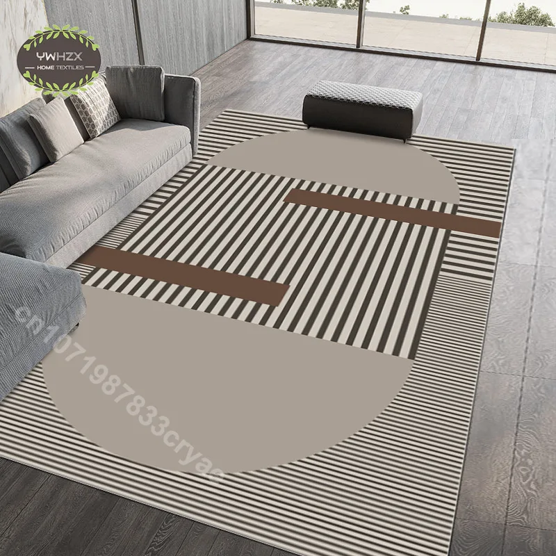 

Geometry Line Print Rug Nordic Floor Mat Casual Large Area Living Room Sofa Non-slip Mats Bath Kitchen Bedsides Rugs Home Decor