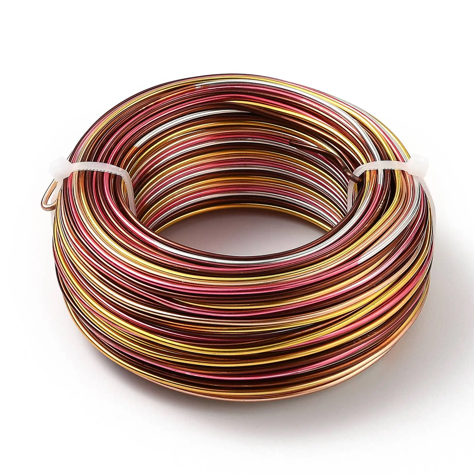 3/5 Segment Colors 2mm Bendable Aluminum Wire for Jewelry Making DIY Necklace Bracelet Braided Beading Wire Findings