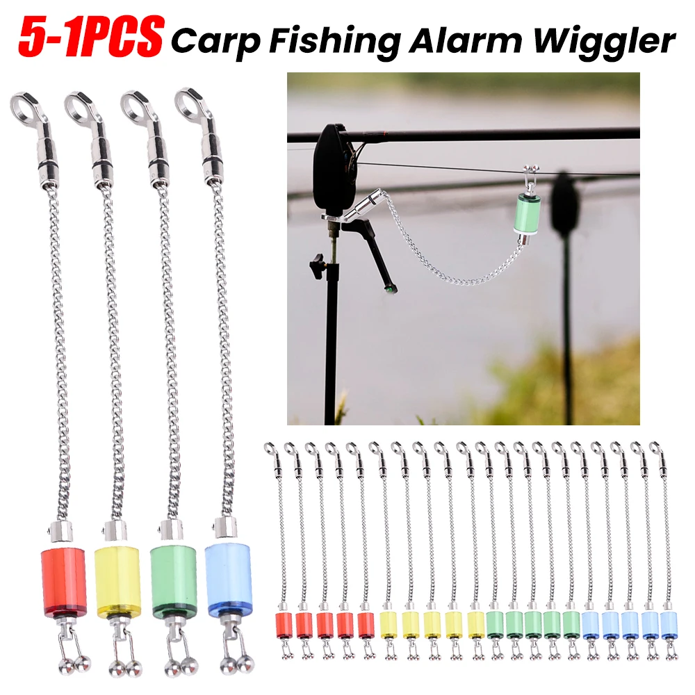 5-1PCS Carp Fishing Swingers Bobbins Drop Off Indicator Brass