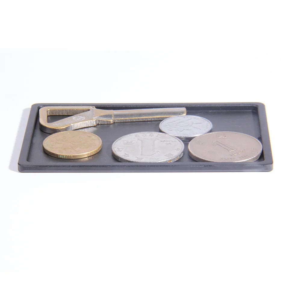 coin key tray storage organizer for Card Holder Rfid Aluminum Case Metal Wallet Men Slim Business Cardholder Cash 5