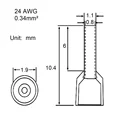24 AWG 0.34 SQMM