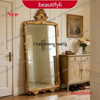 French Retro Full-Length Floor Mirror 1