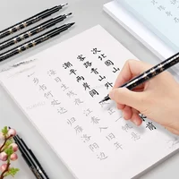 4Pcs/Set Calligraphy Pen Hand Lettering Art Pens Brush Ink Lettering Pens Markers for Writing Drawing Black Ink Pens Art Marker 5