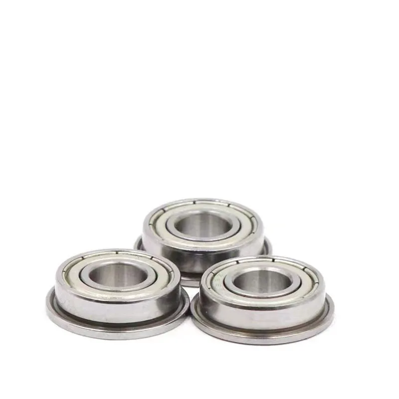 Flanged F63800ZZ F63801ZZ F63802ZZ ABEC-5 (5PCS) 10*19*7 mm 12*21*7mm 15*24*7mm Ball Bearings