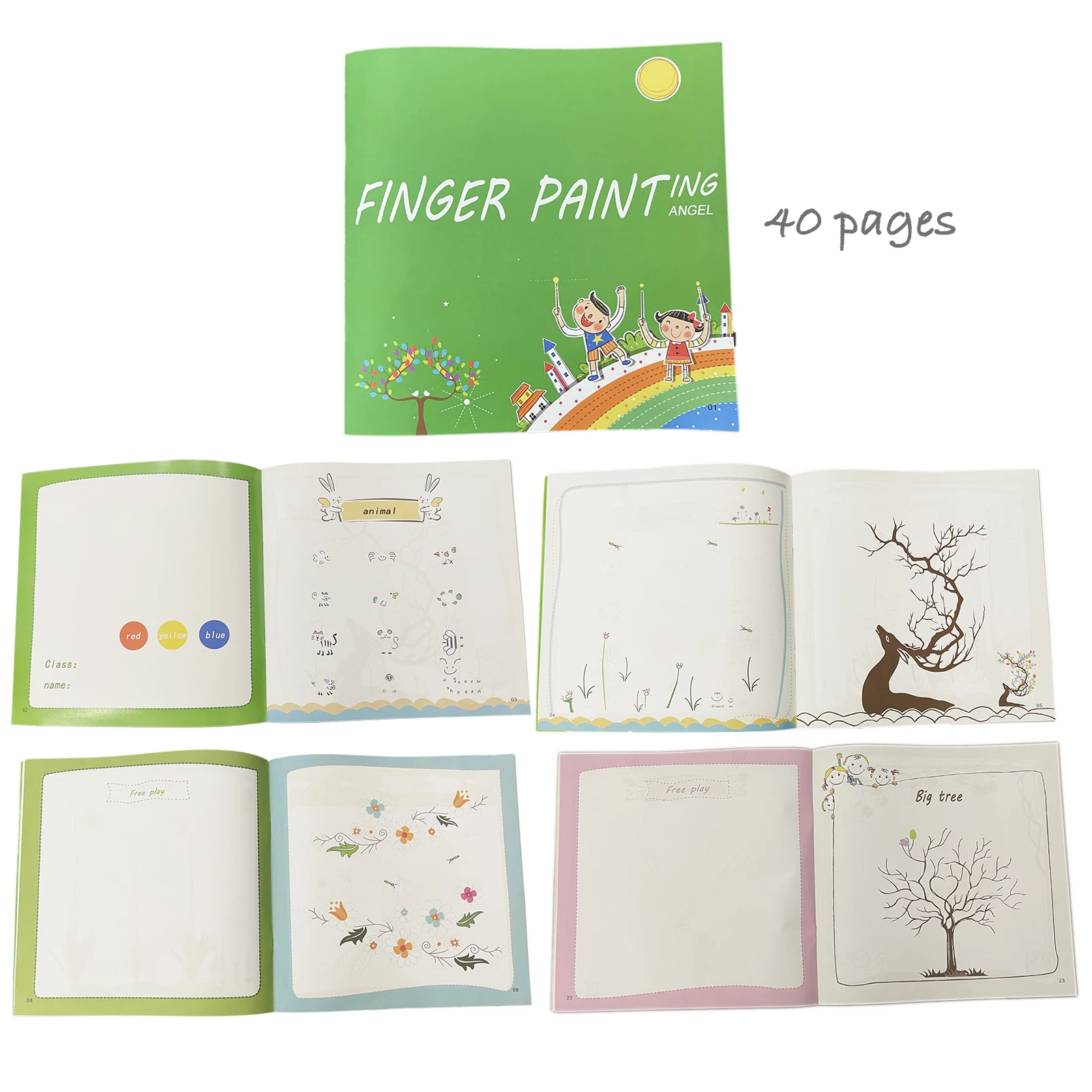 Finger Ink Pads finger Paint Pad For Painting 24 Water Based - Temu