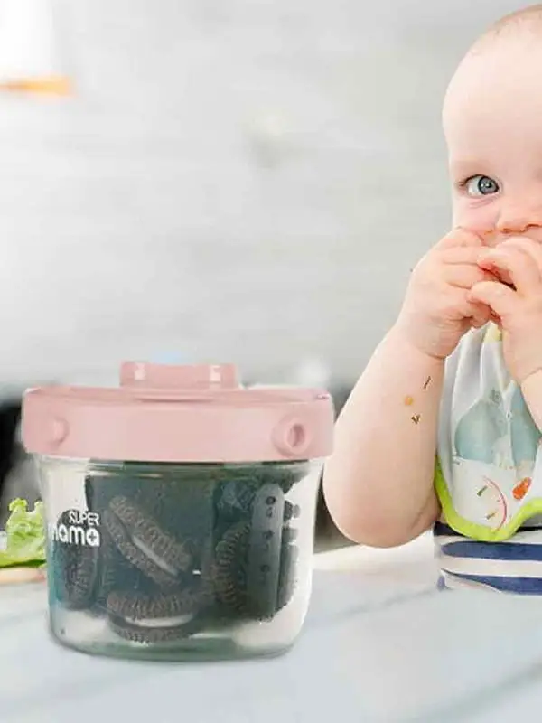 Stackable Baby Milk Powder Box Food Formula Dispenser Container Toddler Snacks Portable Storage Containers Infant Feeding Supply - Image 6