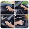 Microfiber Cleaning Towel Thicken Soft Drying Cloth Car Body Washing Towels Double Layer Clean Rags Super Absorbent Black 1PCS 5
