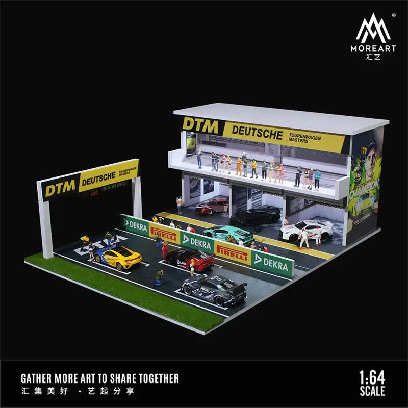 

Предпродажа MoreArt 1:64 DTM фотоверсия трек трехмерный куб