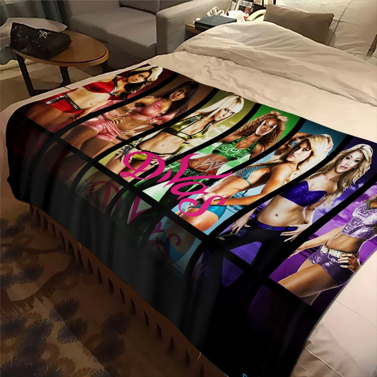 W-WWE World Wrestling LOGO TV GAME Blanket Children's Blanket High Quality Flannel Blankets Soft Comfortable Home Travel Blanket 4