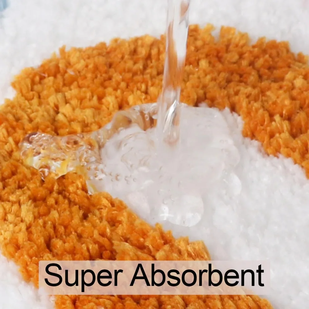 Splash Bathroom Rugs 17x24,Soft, Absorbent & Non Slip Bath Rug, Machine Washable with Colorful Letter Designs for Tub, Shower or