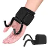 Pull-up Wrist Support Hook Grip Hook Trainer, Adjustable Wrist Hook Exercise Gloves, Fitness Non-Slip Wrist Grip Hook Gloves