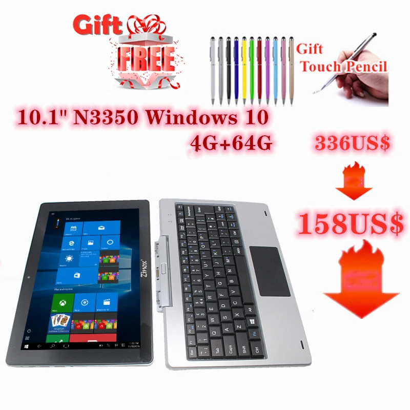 good tablets New Style 10.1 Inch Windows 10 N3350 Tablet PC With Pin Docking Keyboard 4+64GB Tablets Support Wifi BT 4.0 With Dual Cameras best budget tablet