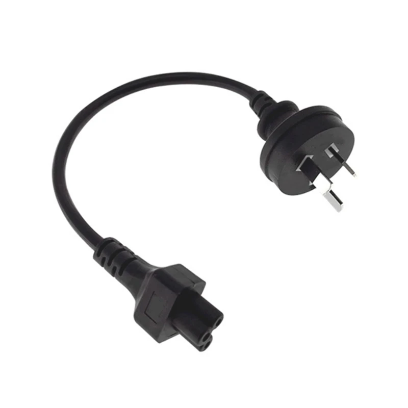 

SAA Male Extension Cord Power Cable 3Prong Connectors Australian to IEC320-C5 3Pin Converters Adapters Cord Wire