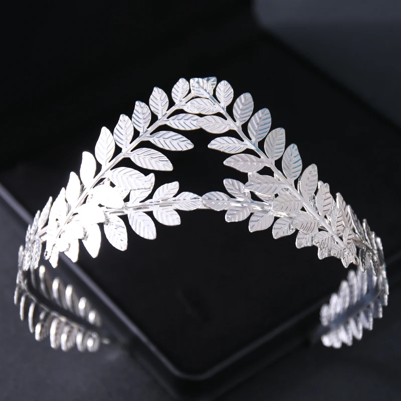Silber Farbe Kristall Tiaras Und Kronen Stirnband Für Frauen Party Strass Braut Hochzeit Haar Zubehör Schmuck Krone Tiara – Detail 12