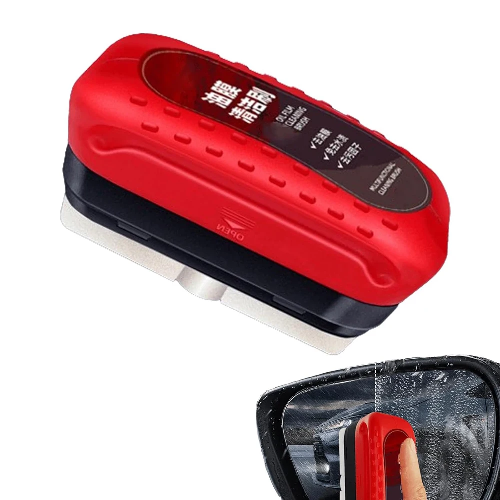 Powerful Car Windshield Cleaner Oil Film Remover Car Glass Glossy Car Window Glass Cleaner Removes Dirt Car Cleaning Brush