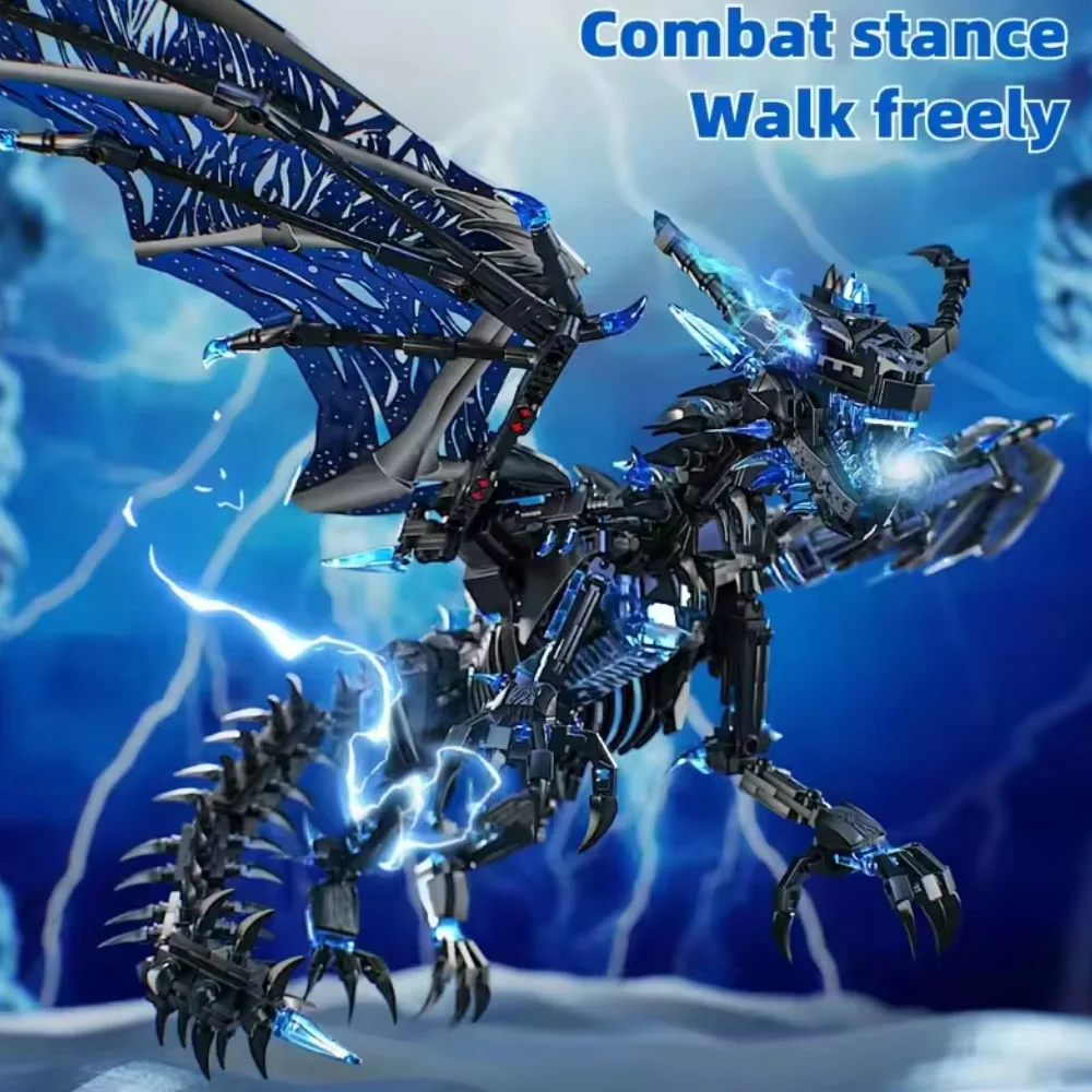 IN STOCK Puzzle building WARS blocks ice dragon model compatible assembly ornaments small particles toy gift collection