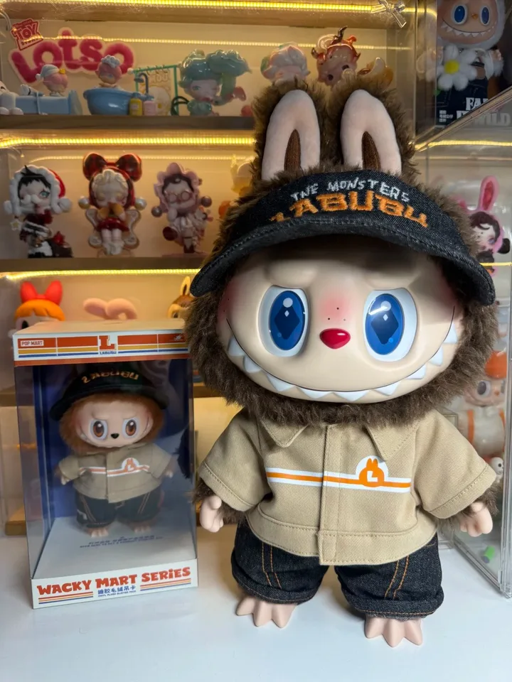POPMART Labubu The Naughty Cashier 37cm Doll Weird Flavor