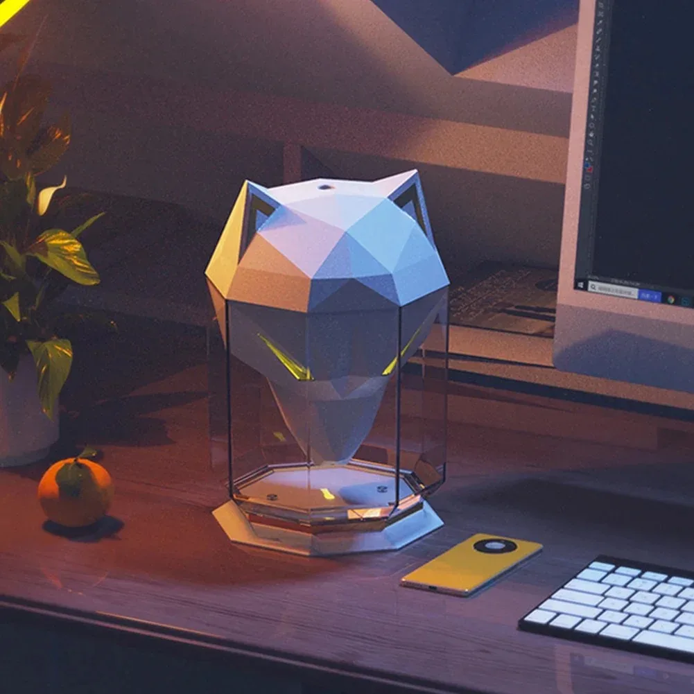 Portable USB Electric Air Humidifier with LED Light