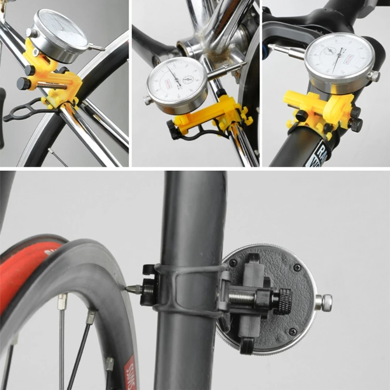 Compact Bike Truing Stand Effortless Wheel Alignment For Cyclists On