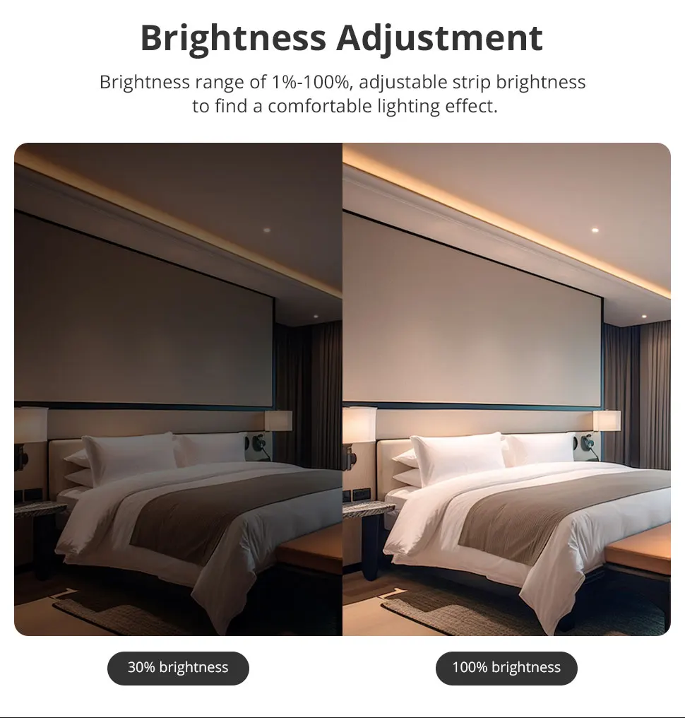 COB Led Strip Light CCT IP65 Matter WiFi Led Driver Alexa Google Home Smartthing