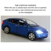 1:32 Tesla Model X SUV Toy Car Model Diecast Alloy Metal Miniature Sound & Light Pull Back High Simulation Metal Model Car 6