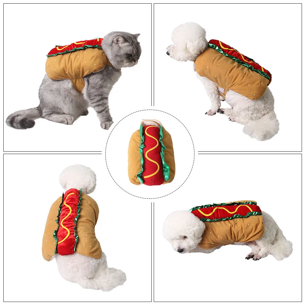 

Boys Clothes Winter Set Hot Dog Pet Costume Funny Dog Costumes Small Dogs Cats Dog Halloween Costume Christmas Apparel