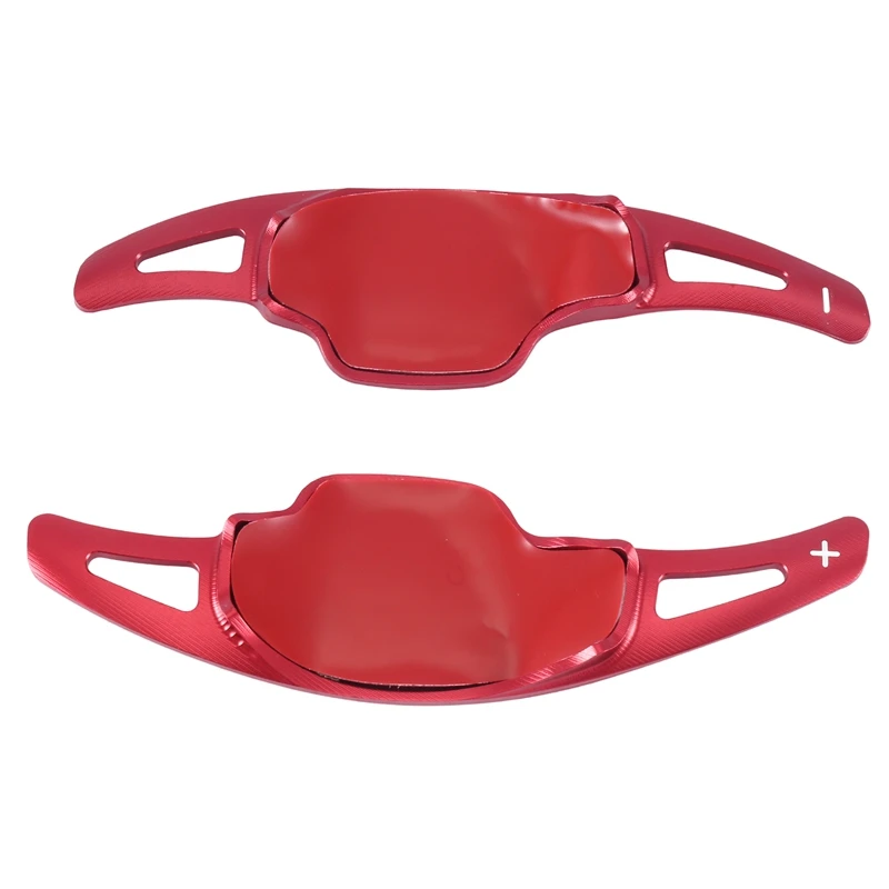 

2 шт./пара, алюминиевый рычаг переключения передач на руль для Chevrolet Camaro 2017 2018 2019 Chevy C7 Corvette 2015-2019 (красный)