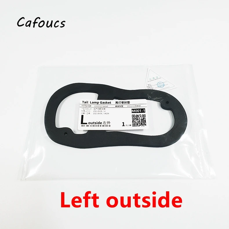 Cafoucs Outer Rear Bumper Headlight Tail Light Lamp Sealing Seals For MAZDA 6 gg 2003-2008