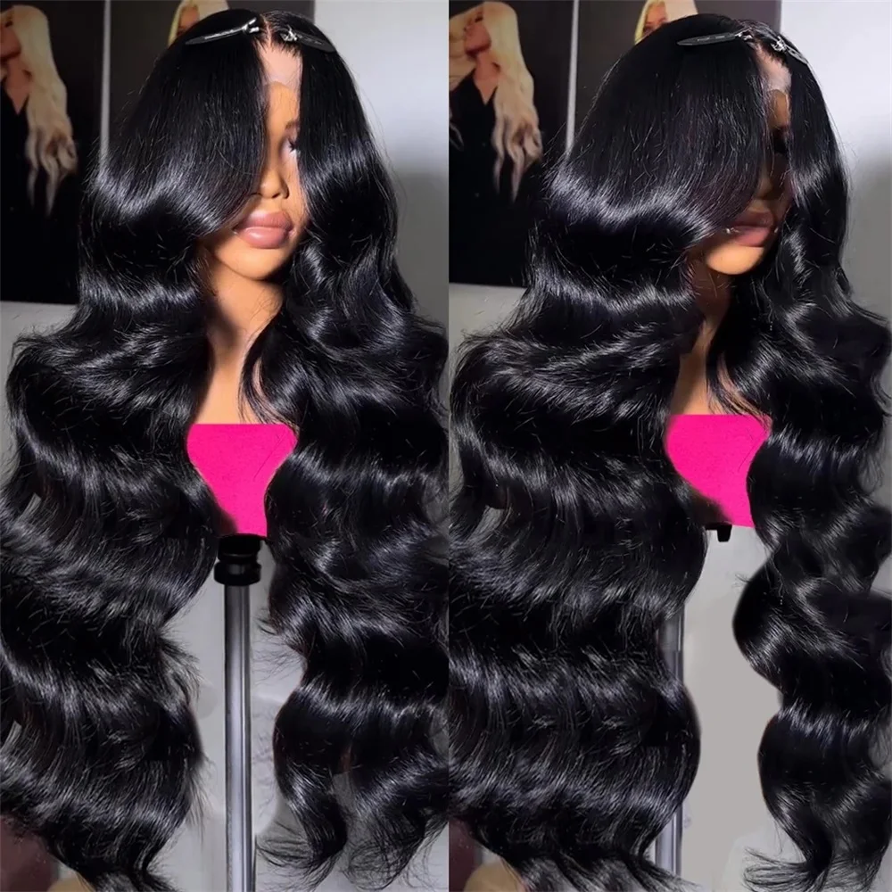 

13x6 Transparent Body Wave Lace Frontal Wig 30 36Inch 13x4 HD Lace Frontal Human Hair Wigs Brazilian 360 Full Lace Wig Glueless