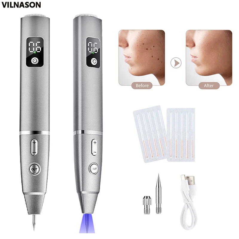 15 Level Plasma Pen Face Cleaner Freckle Black Dot Papilloma Warts Mole Pimples Blackhead Removal Beauty Skin Care Tool blackhead remover,skin tag removal tool,acne remover,skin tag removal pen