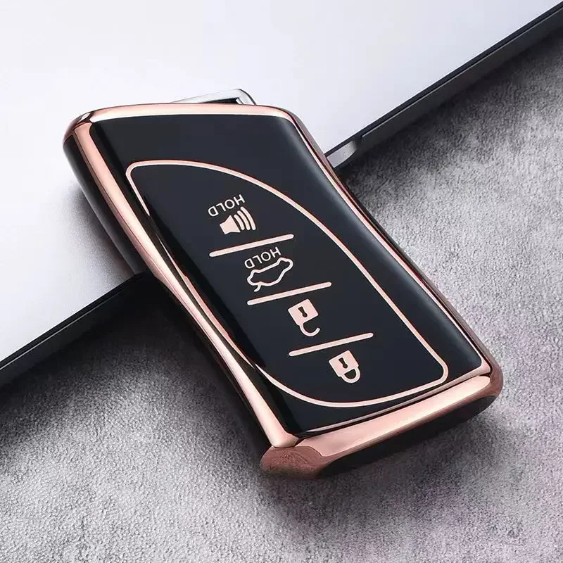3 4 버튼 TPU 자동차 키 케이스 커버 Fob 쉘 Lexus UX ES UX200 UX250h ES200 ES300h ES350 US200 US260h 보호대