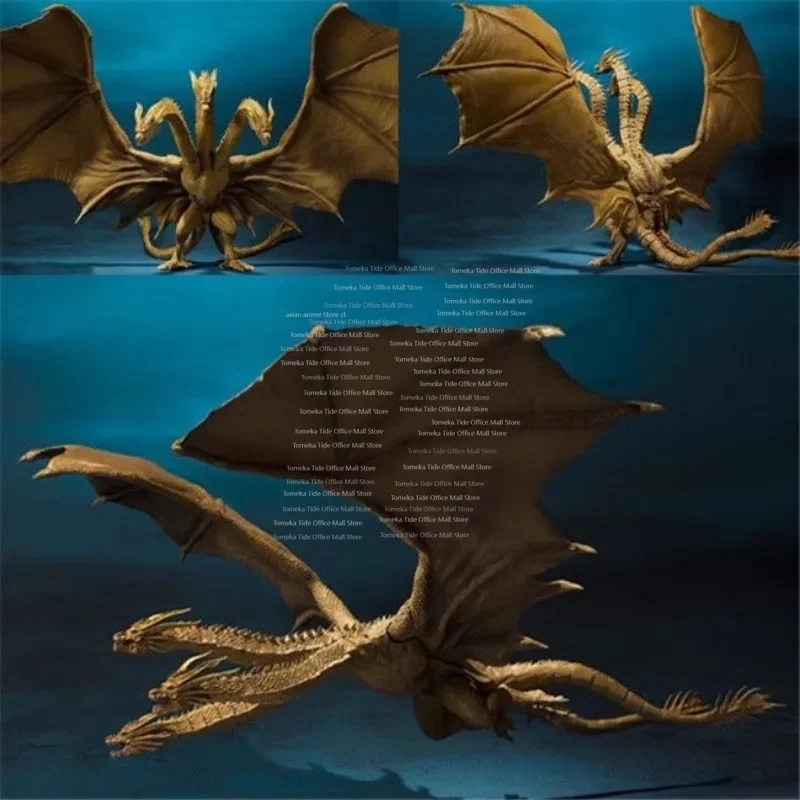 Figura de acción de dragón de tres cabezas, juguete SHF Godzilla
