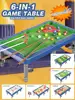 6 In 1 Mini Board Game Interactive Toy Thrilling Hockey Game Gift for Birthday Kids Christmas Party 1