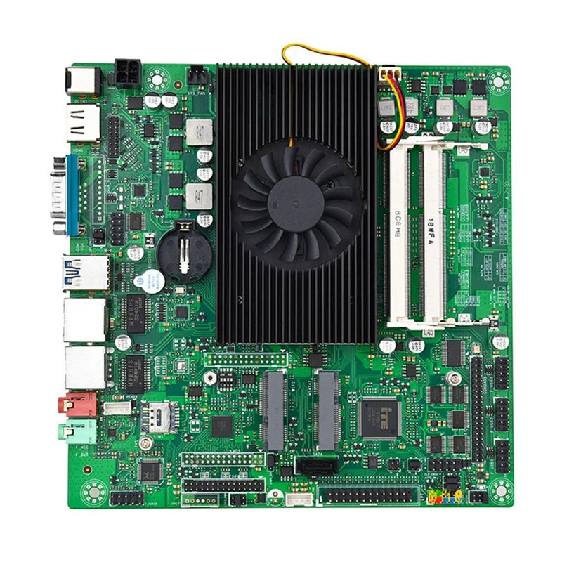ITX-4568A01-5200U Motherboard Industrial Mini ITX 2*DDR4 RTL8111H Gigabit Network Card Onboard CPU Fan