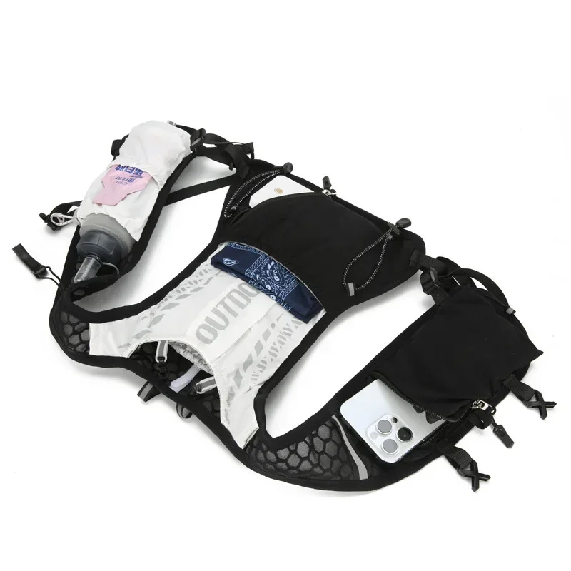 Hydration backpack Hydration pack Running hydration vest Running Hydrating Vest Backpack Cycling Hydrating Backpack Hiking Marathon with 1.5L Water Bag 500ml Water Bottle
