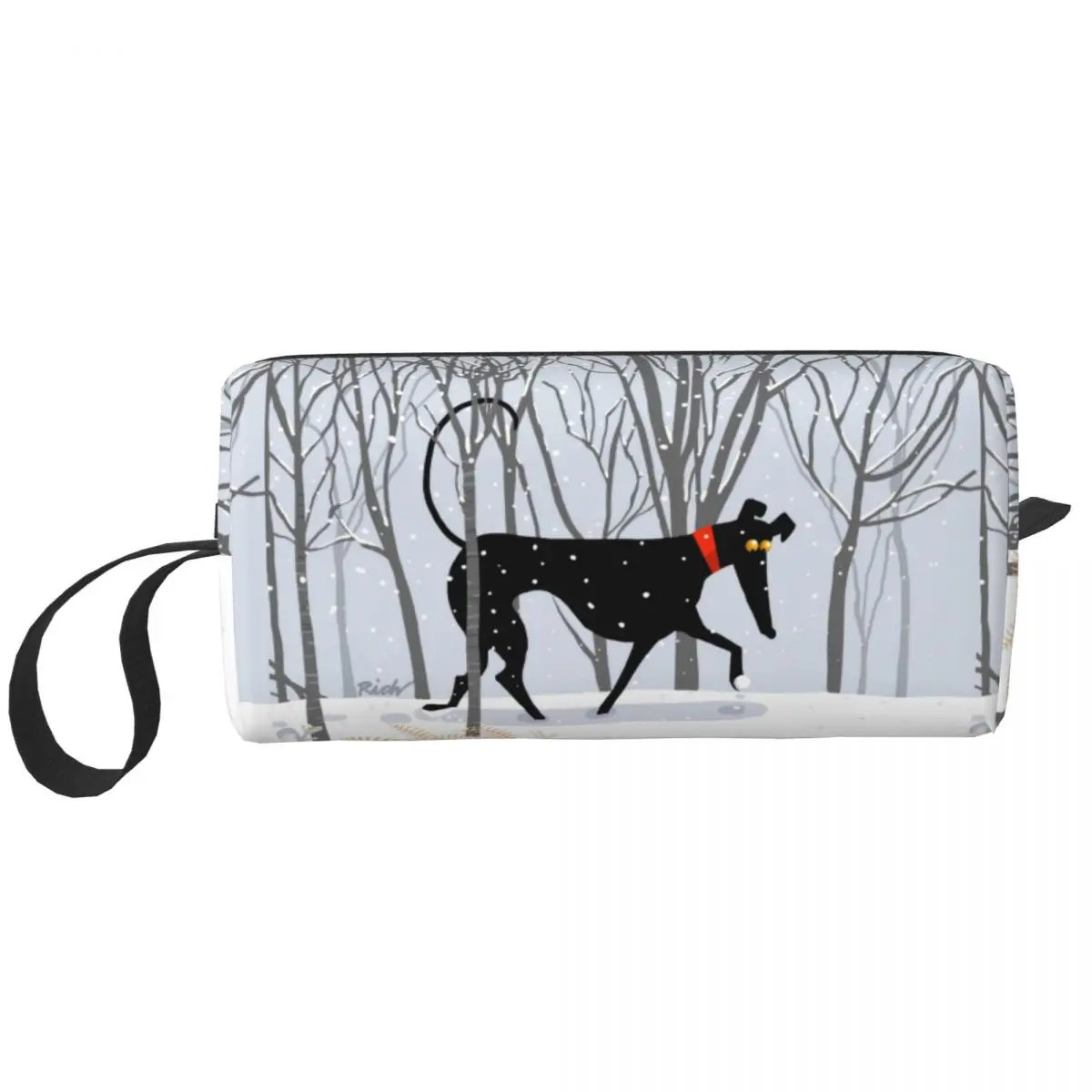 

Зимняя круглая косметичка, сумка, косметичка для мужчин и женщин, сумка для путешествий, сумка для туалетных принадлежностей