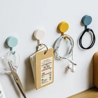 10PCS Self Adhesive Wall Hook Strong Without Drilling Coat Bag Bathroom Door Kitchen Towel Hanger Hooks Home Storage Accessories 2